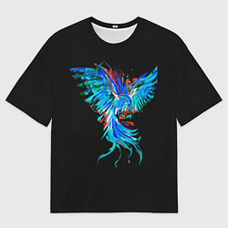 Футболка оверсайз мужская Феникс Phoenix, цвет: 3D-принт