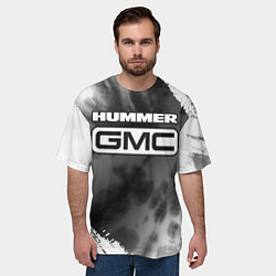Футболка оверсайз мужская HUMMER - GMC Краски, цвет: 3D-принт — фото 2