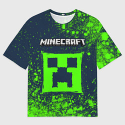 Футболка оверсайз мужская MINECRAFT Арт, цвет: 3D-принт