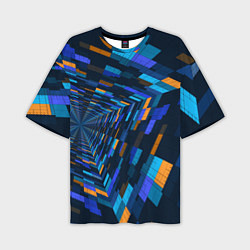 Футболка оверсайз мужская Geometric pattern Fashion Vanguard, цвет: 3D-принт