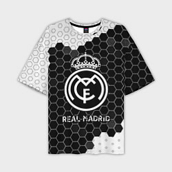 Футболка оверсайз мужская REAL MADRID Real Madrid Графика, цвет: 3D-принт