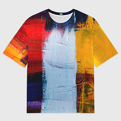 Футболка оверсайз мужская КРАС, цвет: 3D-принт