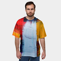 Футболка оверсайз мужская КРАС, цвет: 3D-принт — фото 2