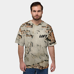 Футболка оверсайз мужская Loft Interior Vanguard, цвет: 3D-принт — фото 2