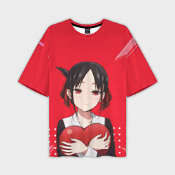 Футболка оверсайз мужская Kaguya Heart, цвет: 3D-принт