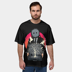 Футболка оверсайз мужская Рассвет Нового Мира, цвет: 3D-принт — фото 2