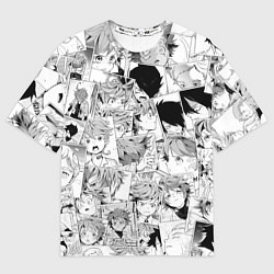Мужская футболка оверсайз Обещанный Неверленд pattern