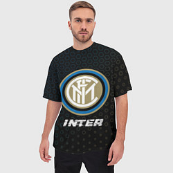 Футболка оверсайз мужская INTER Inter - Графика, цвет: 3D-принт — фото 2