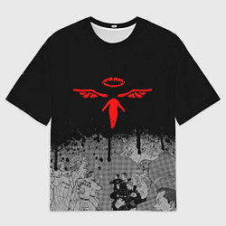 Футболка оверсайз мужская VALHALLA GANG ВАЛЬХАЛЛА ТОКИЙСКИЕ, цвет: 3D-принт