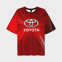 Футболка оверсайз мужская Toyota тойота, цвет: 3D-принт
