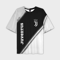 Мужская футболка оверсайз ЮВЕНТУС Juventus Краска