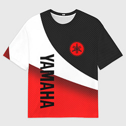 Мужская футболка оверсайз ЯМАХА - СПОРТИВНЫЙ КАРБОН