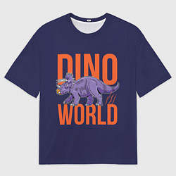 Футболка оверсайз мужская Dino World, цвет: 3D-принт