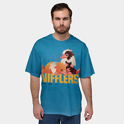 Футболка оверсайз мужская Фантастические Твари Nifflers, цвет: 3D-принт — фото 2