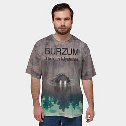 Футболка оверсайз мужская Thulean Mysteries - Burzum, цвет: 3D-принт — фото 2