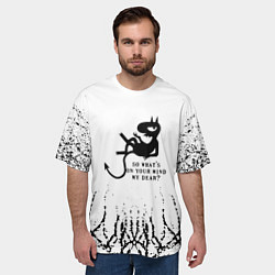 Футболка оверсайз мужская DISENCHANTMENT LUCI, цвет: 3D-принт — фото 2