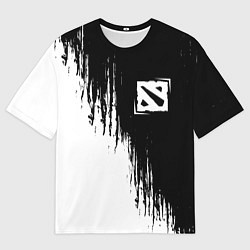 Мужская футболка оверсайз DOTA 2 Краски 4