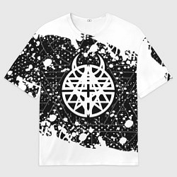 Футболка оверсайз мужская Disturbed songs, цвет: 3D-принт