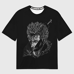 Футболка оверсайз мужская BERSERK БЕРСЕРК МЕЧ, цвет: 3D-принт