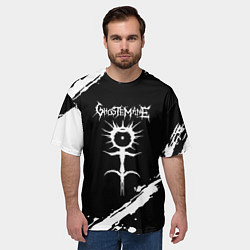 Футболка оверсайз мужская Ghostemane trash, цвет: 3D-принт — фото 2