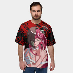 Футболка оверсайз мужская Elfen Lied 3D, цвет: 3D-принт — фото 2