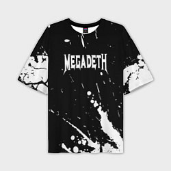 Футболка оверсайз мужская Megadeth, цвет: 3D-принт