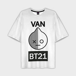 Мужская футболка оверсайз BTS VAN BT21