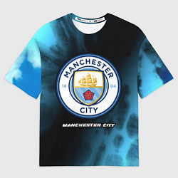 Футболка оверсайз мужская МАНЧЕСТЕР СИТИ Manchester City 5, цвет: 3D-принт
