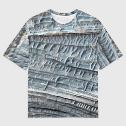 Футболка оверсайз мужская Текстура скалы Mountain Stone, цвет: 3D-принт