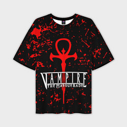 Мужская футболка оверсайз Vampire The Masquerade Bloodlines