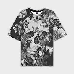 Мужская футболка оверсайз Смерть в цветах Коллекция Get inspired! F-b-s