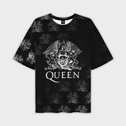 Мужская футболка оверсайз Queen pattern