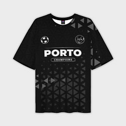 Футболка оверсайз мужская Porto Форма Champions, цвет: 3D-принт