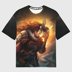 Футболка оверсайз мужская MALENIA - МАЛЕНИЯ ELDEN RING ЕЛДЕН РИНГ, цвет: 3D-принт