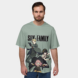 Футболка оверсайз мужская Spy x Family Семья шпиона, цвет: 3D-принт — фото 2