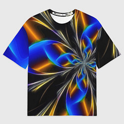 Футболка оверсайз мужская Neon vanguard pattern Fashion 2023, цвет: 3D-принт