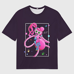 Футболка оверсайз мужская POPPY PLAYTIME - Mommy long legs, цвет: 3D-принт