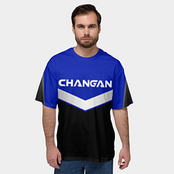 Футболка оверсайз мужская ЧАНГАН - CHANGAN - ФОРМА, цвет: 3D-принт — фото 2