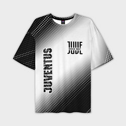 Мужская футболка оверсайз JUVENTUS Juventus Градиент