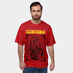Футболка оверсайз мужская Scorpions Rock Believer, цвет: 3D-принт — фото 2