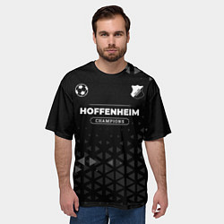 Футболка оверсайз мужская Hoffenheim Форма Champions, цвет: 3D-принт — фото 2