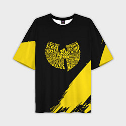 Мужская футболка оверсайз Wu-tang clan логотип