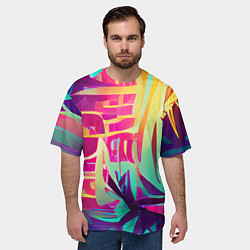 Футболка оверсайз мужская Хиппи вайб, цвет: 3D-принт — фото 2