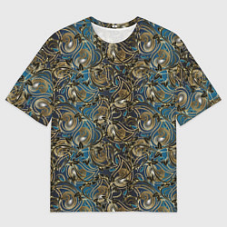 Футболка оверсайз мужская Классические узоры текстуры, цвет: 3D-принт