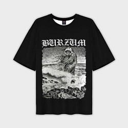 Футболка оверсайз мужская Burzum - The Sea Monster, цвет: 3D-принт