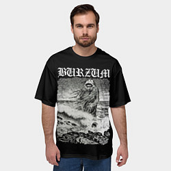 Футболка оверсайз мужская Burzum - The Sea Monster, цвет: 3D-принт — фото 2