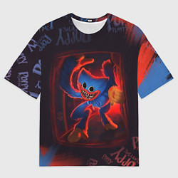 Футболка оверсайз мужская HuggyWuggy PP, цвет: 3D-принт
