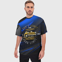 Футболка оверсайз мужская Classic retro - авто, цвет: 3D-принт — фото 2