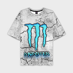 Мужская футболка оверсайз MONSTER WHITE БЕЛЫЙ МОНСТР