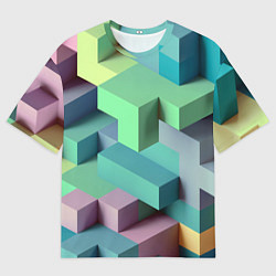 Мужская футболка оверсайз GEOMETRIC SHAPES
